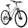 VELO MUSCULAIRE VTC 28 LEADER FOX SUMAVA FEMME ARGENT MAT 9V CADRE 16,5 POUCES (TAILLE ADULTE 160 à 168 CM)
