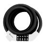 ANTIVOL VELO SPIRAL A COMBINAISON AUVRAY DIAM 12 MM L 1.50 M NOIR MAT (AVEC SUPPORT)