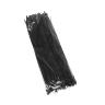 COLLIER DE SERRAGE NYLON TYPE RILSAN 4,8X300MM NOIR (VENDU PAR 100)  -SELECTION P2R-