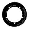 PLATEAU PISTE 5BRA D.144 TA FULL TRACK 53DTS NOIR ALU 7075 POUR CHAINE 3.17MM (1"1-8)
