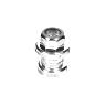 JEU DIRECTION FILETE 1" (PIVOT FOURCHE 22,2 INTERIEUR-30.0 EXTERIEUR-CONE 26,4) ERGOTEC S101GK ACIER CHROME A BILLE