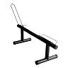 PRESENTOIR DE MAGASIN HORIZONTAL POUR VELO NOIR BRILLANT  -BICISUPPORT-