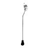 BEQUILLE VELO LATERALE URSUS ELEGANCE ARGENT 28" - 700 REGLABLE - SUPPORT 25KGS (LIVRE SUR CARTE)