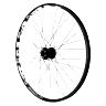 ROUE VTT DISQUE BLOCAGE 26\" KARMA AVANT NOIR MOYEU SHIMANO M475 DISQUE 6 TROUS NOIR RAYONS NOIRS  32 RAYONS JANTE 21C