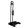 PRESENTOIR-SUPPORT 1 VELO PERUZZO LYBRA ROUE AVANT OU ARRIERE COMPATIBLE 26"-27.5"-29"-700C NOIR AVEC PORTE SUPPORT DE BATTERIE