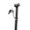 TIGE DE SELLE VTT TELESCOPIQUE SWITCH SW-125 ALU NOIR DIAM. 34.9  L406MM (REGLAGE PAR CABLE INTERNE DEBATTEMENT 125MM) FIXATION CINTRE