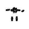 PICOT - PIN -INSERT POUR PEDALE VTT PLATEFORME DESCENTE - BMX SWITCH ET NEWTON COLORI ARGENT (SACHET DE 10PCS)