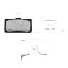 PLAQUETTE DE FREIN VTT SHIMANO XT M8000-M785 - XTR M9000-M9020-M985 SLX M7000-M666-M675  (SHIMANO ORIGINE RESINE) - G05A (PAIRE SUR CARTE) (VOIR LISTE ARGUMENTAIRE)