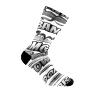 CHAUSSETTES-SOCQUETTES ETE GIST TRENDY COMICS BANG MULTICOLOR 43-47 ECOLOGIQUE - HAUTEUR 20CM (PAIRE)   -5863