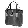 SACOCHE ARRIERE VELO LATERALE SAC BANDOULIERE BASIL CITY SHOPPER ELEGANCE BLEU ESTATE DROIT-GAUCHE 20-26L FIXATION HOOK-ON PORTE BAGAGE FERMETURE PLIANT ANTI-PLUIE