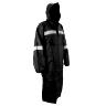 PONCHO - CAPE ANTI PLUIE ADULTE P2R XL-XXL NOIR WATERPROOF AVEC CAPUCHE - TAILLE 1.78 à 1.88M