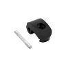 LOQUET-BLOCAGE CHARNIERE DE VERROUILLAGE RENFORCE POUR TROTTINETTE XIAOMI M365, 1S, ESSENTIAL, PRO, PRO 2 ACIER ROUGE (AVEC GOUPILLE) (VENDU A L'UNITE)  -SELECTION P2R-