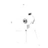 SUPPORT DE PLIAGE DE TROTTINETTE XIAOMI M365, PRO BLANC (COMPLET)  -SELECTION P2R-