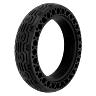 PNEU TROTTINETTE PLEIN ALVEOLE  9.5 X 2.00 NOIR (POUR XIAOMI M365 ET AUTRES)