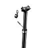 TIGE DE SELLE VTT TELESCOPIQUE SWITCH SW-80 ALU NOIR DIAM. 31.6  L330MM (REGLAGE PAR CABLE INTERNE DEBATTEMENT 80MM) FIXATION CINTRE