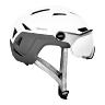 CASQUE VELO ADULTE MAVIC SPEEDCITY CREME-BLEU VISIERE INTEGREE TAILLE 51-56 REGLAGE MOLETTE 370GRS - HOMOLOGUE -