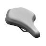 SELLE NEWTON CITY ROY MINIMA GRIS 262X190MM RAIL ACIER