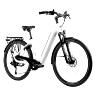 VELO ELECTRIQUE-VAE CITY 28 LEADER FOX VIVALO MIXTE BLANC 9V MOTEUR CENTRAL BAFANG M420 36V 80NM BATTERIE 15AH (16,5'' - H43CM - TAILLE S - POUR ADULTE DE 158CM à 168CM)