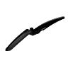 GARDE BOUE VTT AV 26''-27.5"-29" POLISPORT CROSS MUD-PRO NOIR DOUBLE FINITION MAT-BRILLANT REGLABLE POUR FOURCHE TELESCOPIQUE FIXATION MAGNETIQUE (VENDU A L UNITE)