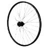 ROUE VTT DISQUE BLOCAGE 29\" KLIXX TUBELESS READY ARRIERE NOIR MOYEU SHIMANO M475 11-10-9V DISQUE 6 TROUS RAYONS RENFORCES EN 2.2MM POUR VAE - JANTE 23C 32 RAYONS  ALL MOUNTAIN