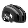 CASQUE VELO ADULTE AUVRAY URBAIN SAFE MARINE-MARRON DOUBLE IN-MOLD AVEC ECLAIRAGE INTEGRE USB TAILLE 56-59 REGLAGE MOLETTE