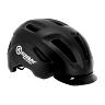 CASQUE VELO ADULTE AUVRAY URBAIN REFLEX NOIR IN-MOLD TAILLE 53-56 REGLAGE MOLETTE