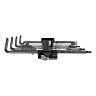 CLE MALES COUDEES TORX WERA 967 TX, BO BLACKLASER (SET 9 PIECES)  -MARQUE ALLEMANDE POUR LES ATELIERS-