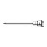 DOUILLE TORX WERA 8767 HF ZYKLOP 1-2 T20 LONGUEUR 140 MM (VENDU A L'UNITE)  -MARQUE ALLEMANDE POUR LES ATELIERS-