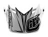 TROY LEE DESIGNS SE4 VISOR (PA), PINSTRIPE, YELLOW, ONE SIZE