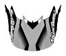 TROY LEE DESIGNS GP HELMET VISOR, APEX, WATER/CHARCOAL, ONE SIZE
