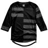 TROY LEE DESIGNS WOMENS MISCHIEF 3/4 JERSEY, SPLIT STRIPE, BLACK, S