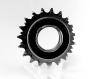 WHITE INDUSTRIES SINGLESPEED DOUBLE FREEWHEEL STANDARD ENGAGEMENT, 3/32", 16/18 Z., STEEL/BLACK