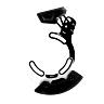 E*THIRTEEN VARIO ENDURO DIRECT MOUNT BASHGUARD CHAINGUIDE, COMPACT SLIDER, ISCG 05, 30-36 T., BLACK