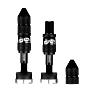 E*THIRTEEN QUICK FILL TUBELESS SCHRADER VALVES, 23-31MM DEPTH, 2 PCS., BLACK