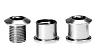 PROBLEM SOLVERS CHAINRING BOLTS, 12.5MM, 5 PCS., CROMO, SILVER