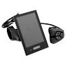 COMPTEUR - DISPLAY AVEC UNITE DE COMMANDE VAE BAFANG DP C18 UART POUR MOTEUR CENTRAL NOIR (SUPPORT 22,2-25 MM LONGUEUR CABLE 500 MM)