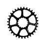 E*THIRTEEN ULTRALIGHT GUIDERING BOOST 5MM OFFSET, 38T., BLACK