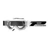 MASQUE-LUNETTES CROSS PROGRIP 3300 TR VISION GO BLANC MAT ECRAN TRANSPARENT ANTI-RAYURES-ANTI U.V.-ANTI-BUEE (HOMOLOGUE CE-EN-N° AC-96025 REV.2)