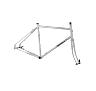 SURLY DISC TRUCKER TOURING FRAMESET, 26", PEA LIME SOUP, 52CM
