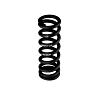 DVO JADE/JADE X PRORATE LIGHTSTEEL LS STEEL SPRING, 65MM, BLACK, 525/650X65