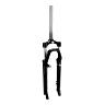 FOURCHE VTT 26 " ZOOM 565MLO A RESSORT NOIR REGLABLE DEB. 80MM PIVOT LISSE 240MM 1''1-8-28,6 EXTERIEUR COMPATIBLE V-BRAKE-DISQUE