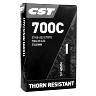 CHAMBRE A AIR VELO 700 X 35-43 CST VALVE STANDARD NOIR 48 MM RENFORCEE