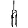 FOURCHE VTT 24 " M-W A SUSPENSION ACIER RESSORT-ELASTOMERE NOIR DEB. 50MM PIVOT (220-130MM) FILETE 1"-22,2 INTERIEUR (MONTAGE DISQUE + V-BRAKE)
