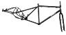 SALSA WARBIRD CARBON FRAME SET, 650B/700C, 56CM, BLACK