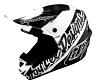 TROY LEE DESIGNS GP HELMET, SLICE, BLUE/WHITE, S | 55-56CM