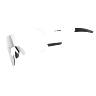 LUNETTES VELO ADULTE GIST ROCKET MONTURE BLANC MAT VERRES PHOTOCHROMIC (VERRES QUI S'ADAPTENT AUTOMATIQUEMENT A LA LUMINOSITE) (VERRE CAT 1-3)