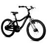 VELO MUSCULAIRE ENFANT 18 POUCES LEADER FOX BUBU 2025 NOIR - VERT MONOVITESSE CADRE ALU (TAILLE ENFANT 115 à 125 CM) -V BRAKE-