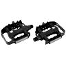 PEDALE VTT RESINE P2R NOIR CAGE ALU NOIR 9-16" (PAIRE)