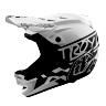 TROY LEE DESIGNS D4 POLYACRYLITE MIPS HELMET, FIFTY-50, NAVY/ GLO YELLOW, XL | 60-61CM, XL