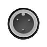 CONNECTEUR ETANCHE TROTTINETTE 3 BROCHES MALE (VENDU PAR 5)  -SELECTION P2R-